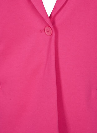 Enkel blazer med knapp, Raspberry Sorbet, Packshot image number 2