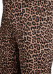 Leopardmönstrade jeans med normal midja, Brun, Packshot image number 2