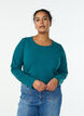 Baskopp i jersey med l&aring;nga &auml;rmar, Gr&ouml;n, Model image number 0