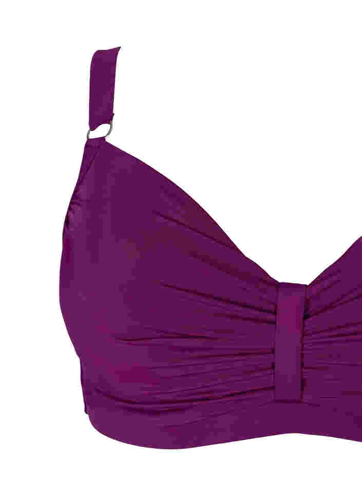 Bikiniöverdel, Dark Purple, Packshot image number 2