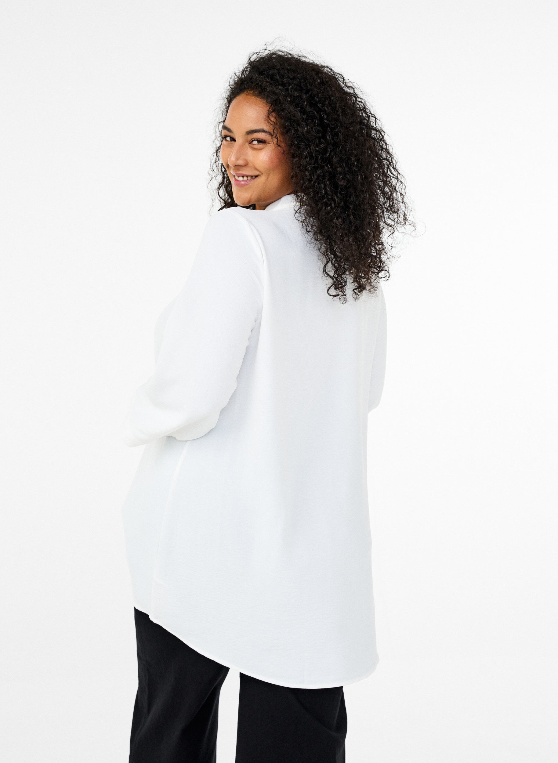 ZizziTunika med 3/4-&auml;rmar, Vanilla, Model image number 2