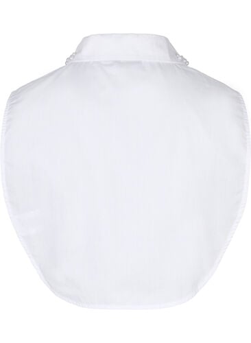 Lös skjortkrage med pärlor, Bright White, Packshot image number 1