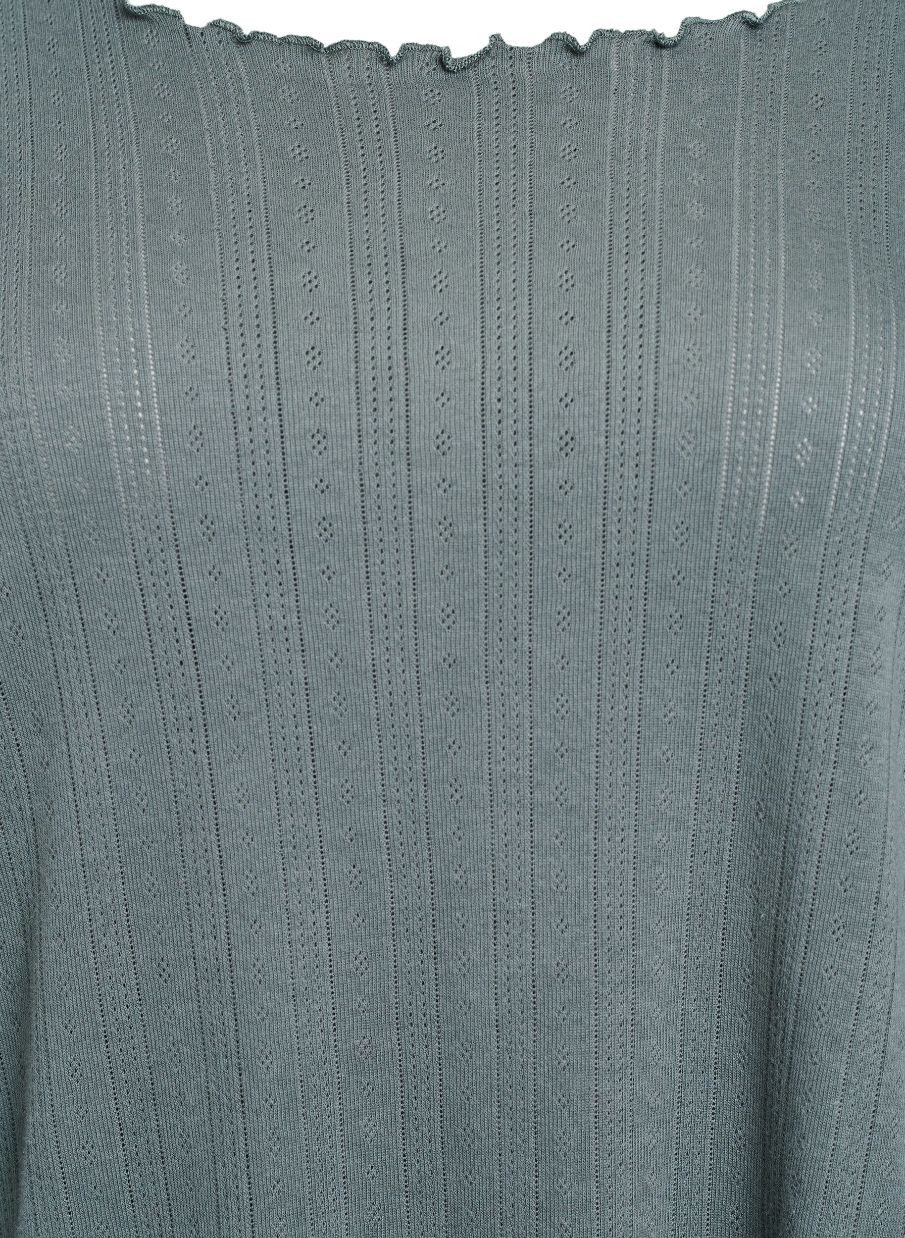 Zizzi Nattlinne i ekologisk bomull, Gr&ouml;n, Packshot image number 2