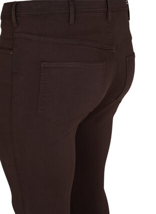 Super slim Amy jeans med hög midja, Molé, Packshot image number 3