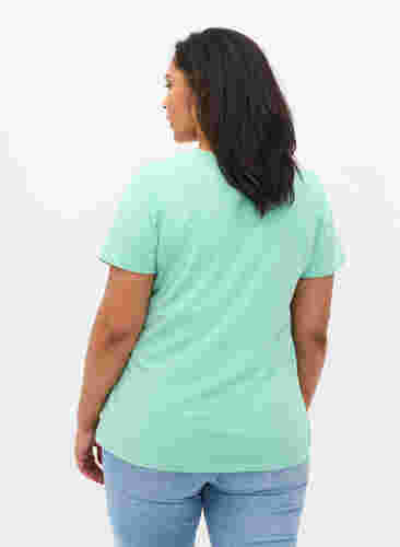 Basis t-shirt, Dusty Jade Green, Model image number 1