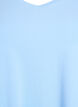 Enfärgad bas-t-shirt i bomull, Blå, Packshot image number 2