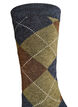 2-pack harlequinm&ouml;nstrade strumpor, Brun, Packshot image number 3