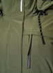 Vattenavvisande parkas med huva och funktionella detaljer, Gr&ouml;n, Packshot image number 2