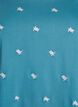T-shirt i ekologisk bomull med broderade motiv, Bl&aring;, Packshot image number 2