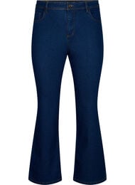 H&ouml;gmidjade jeans med bootcut, Bl&aring;
