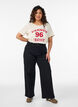 T-shirt med tryck, Vanilla, Model image number 1