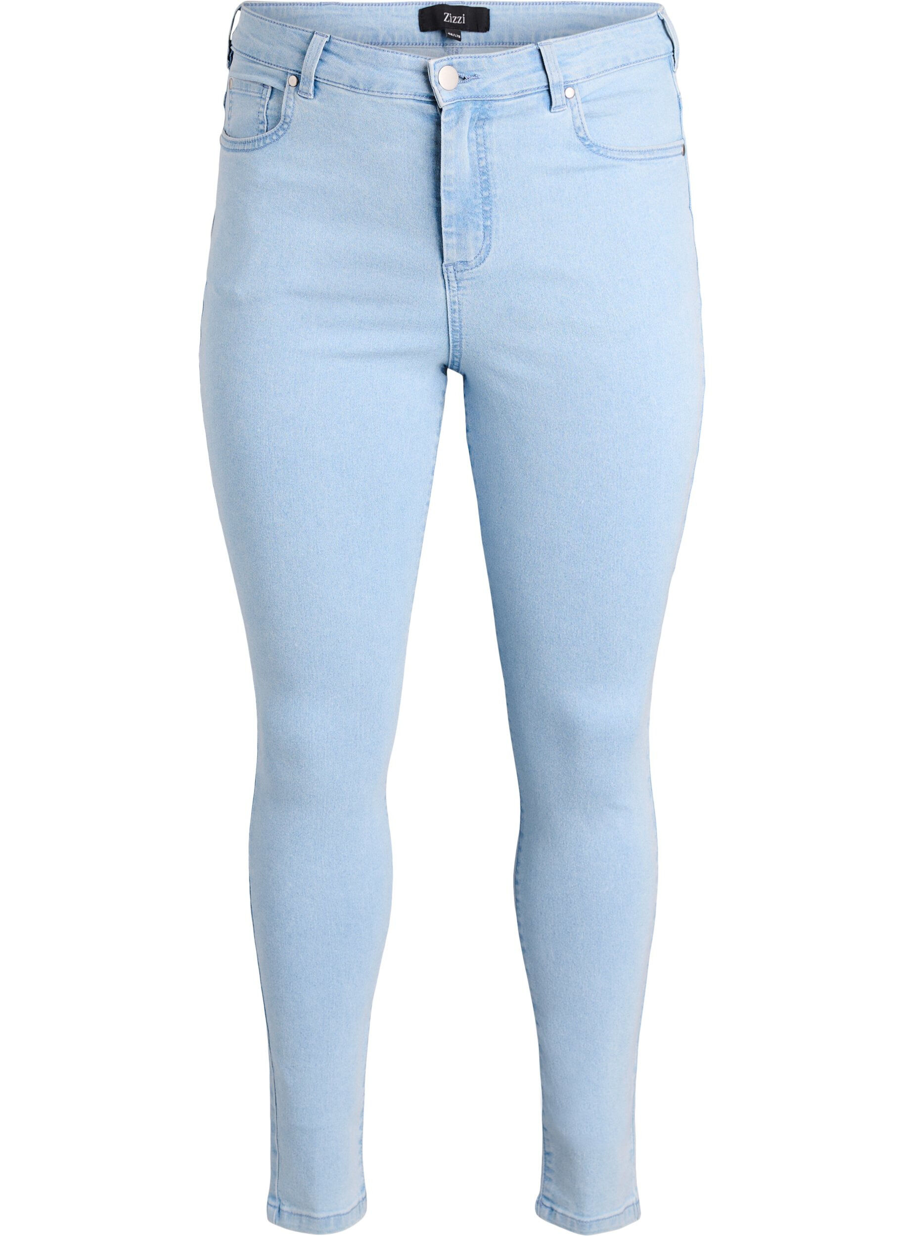 Amy jeans med h&ouml;g midja och supersmal passform