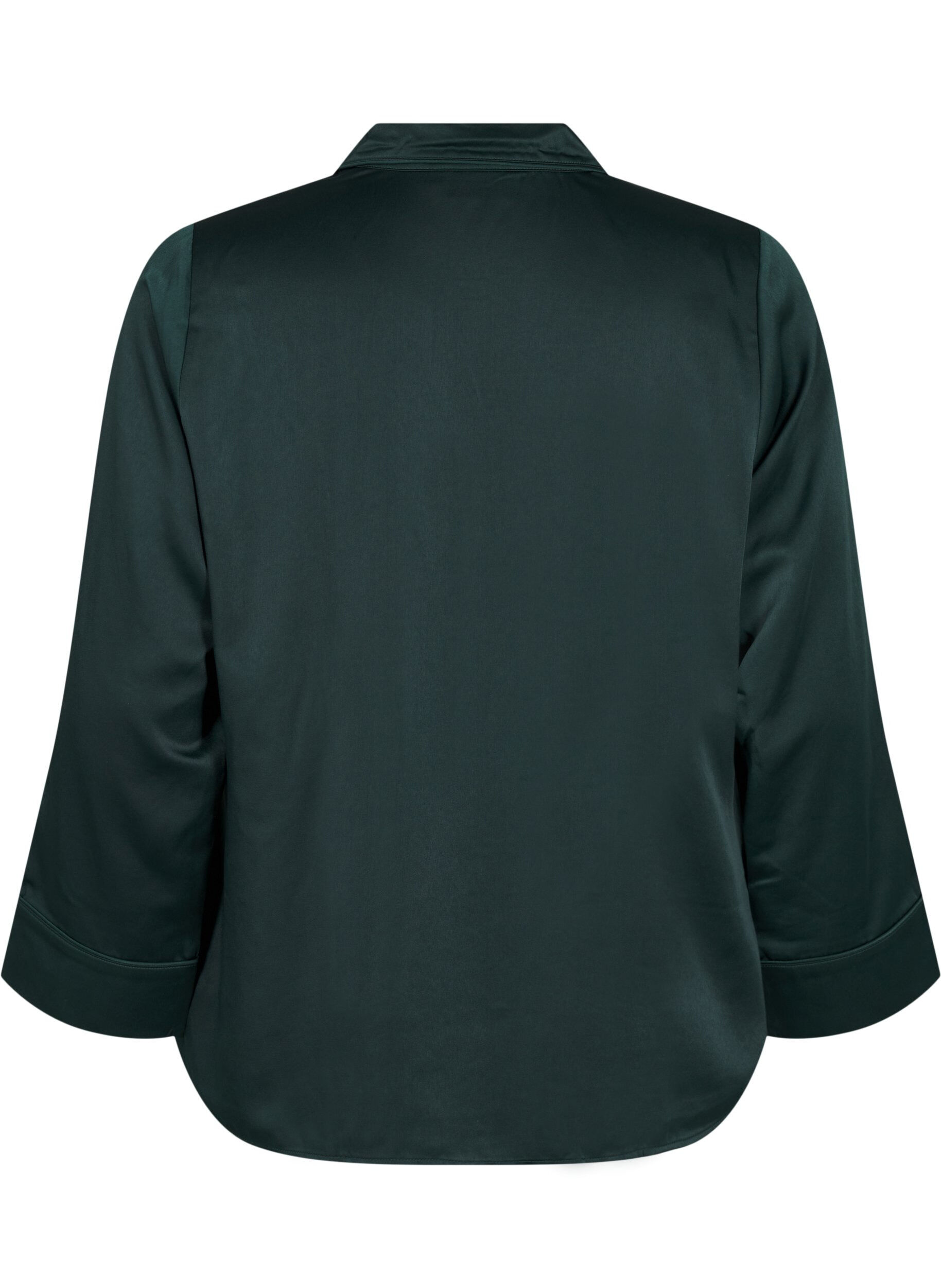 Zizzi Nattskjorta i satin, Scarab, Packshot image number 1