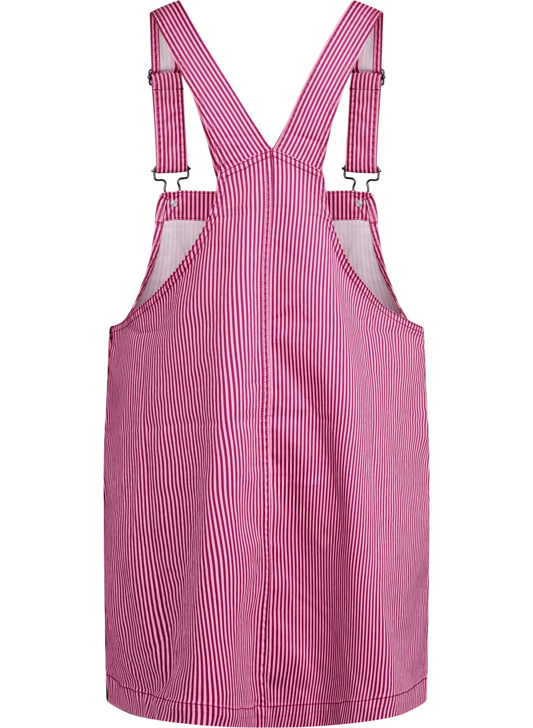 Zizzi Kort h&auml;ngselkl&auml;nning med r&auml;nder, Red Stripe, Packshot image number 1