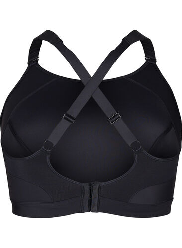 CORE, SUPER HIGH, SPORTS BRA - Sport-bh med justerbara axelband, Black, Packshot image number 1