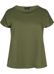 T-shirt i bomullsmix, Ivy Green