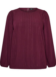 Blus med glitter, R&ouml;d