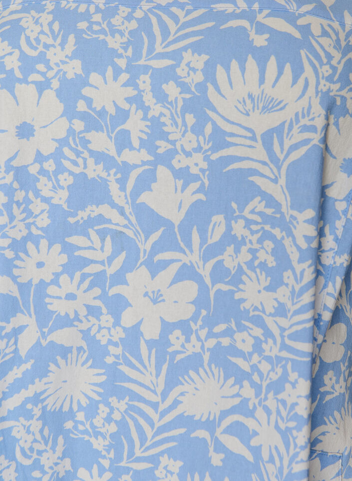 Kort&auml;rmad bomullskl&auml;nning med tryck, Vanilla, Packshot image number 2