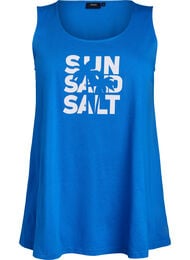 Bomullstopp med a-linjeform, Bl&aring;