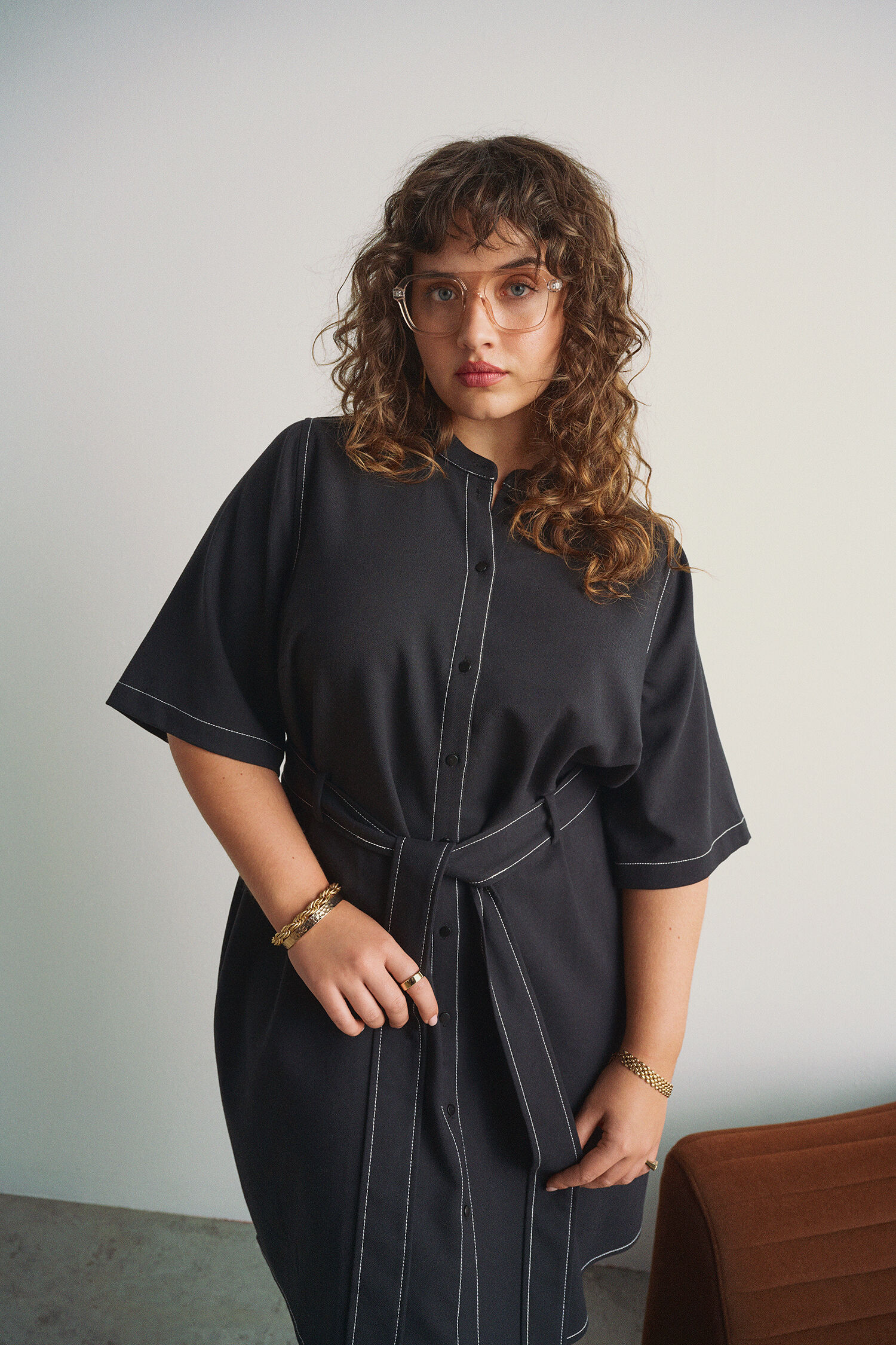 Zizzi Skjortkl&auml;nning, , Model