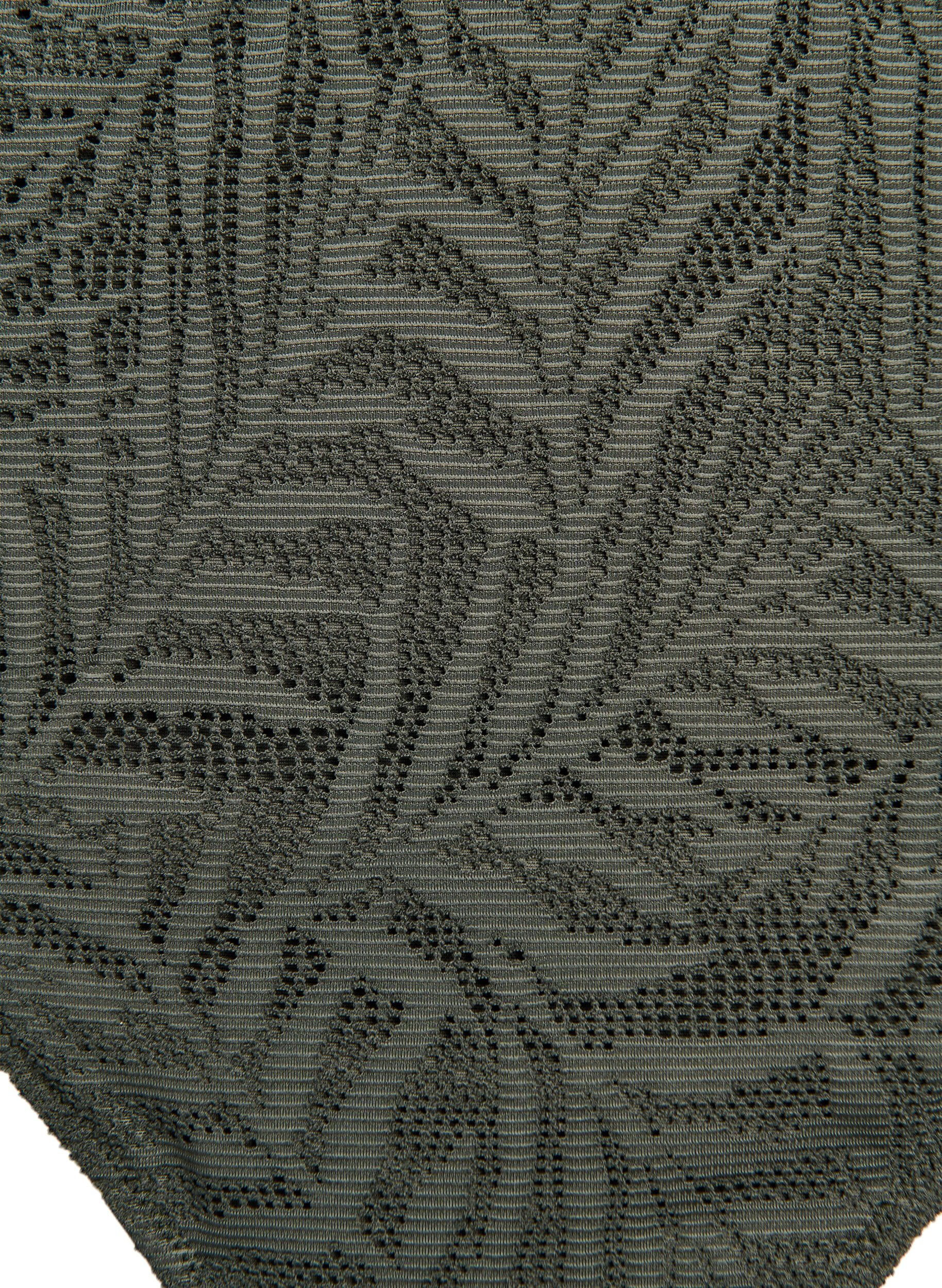 Zizzi Brazilian bikinitrosa i strukturerad mesh, Gr&ouml;n, Packshot image number 2