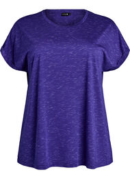 L&ouml;s tr&auml;ningst-shirt med korta &auml;rmar, Lila