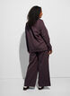 Sweatpants med h&ouml;g midja och vida ben, Brun, Model image number 1