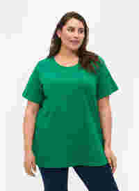 FLASH - T-shirt med rund hals, Jolly Green, Model