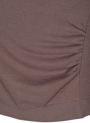 Gravidsweatshirt med ribbade kanter, Iron, Packshot image number 3