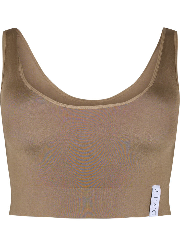 Seamless bh med rund hals, Driftwood, Packshot image number 0