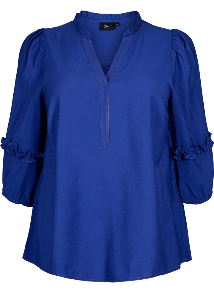 Blus med ruffles, Surf the web, Packshot image number 0