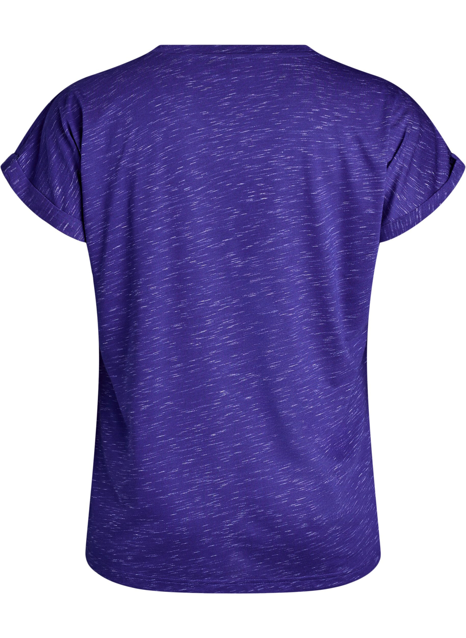 ZizziL&ouml;s tr&auml;ningst-shirt med korta &auml;rmar, Lila, Packshot image number 1