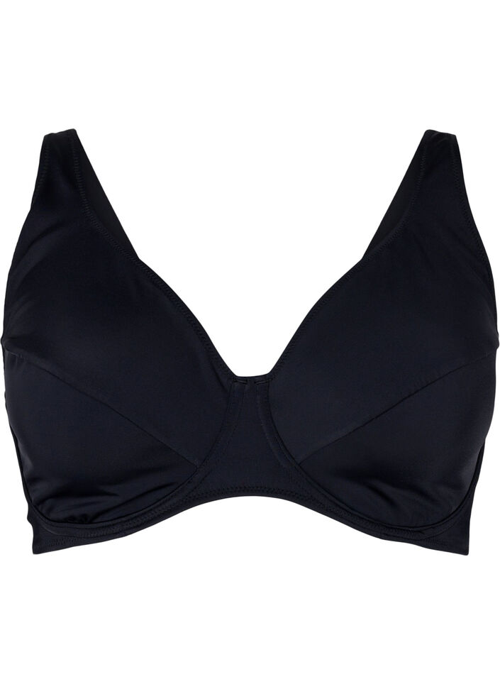 Bikini-bh med bygel, Black, Packshot image number 0