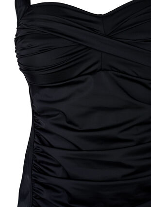 Tankini med drapering, Black, Packshot image number 2