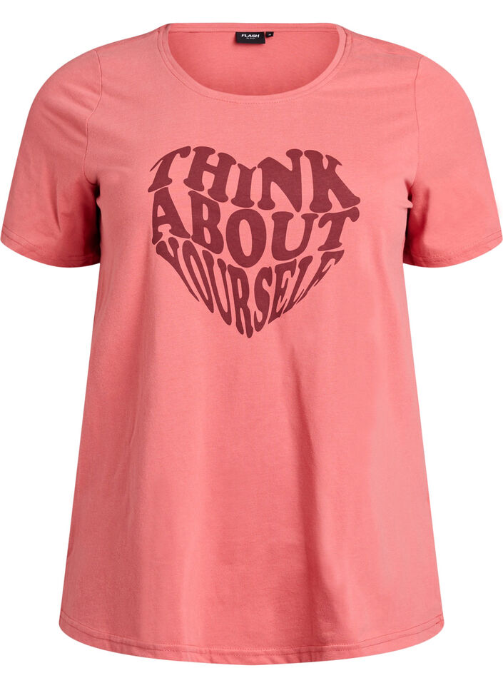 FLASH - T-shirt med tryck, Rosa, Packshot image number 0