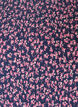 Blus med smock upptill och blommigt m&ouml;nster, Bl&aring;, Packshot image number 2