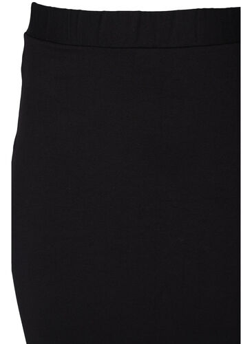 Enfärgad kroppsnära kjol, Black, Packshot image number 2