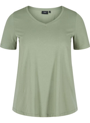 Basis t-shirt, Agave Green, Packshot image number 0