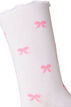 Strumpor i bomull med m&ouml;nster, Vit, Packshot image number 2