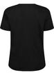 T-shirt med tryck, Svart, Packshot image number 1