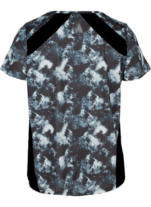 T-shirt till träning med mönster, Shadow Print, Packshot image number 1