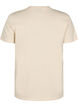 T-shirt i bomull med tryck, Beige, Packshot image number 1