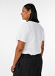 T-shirt i bomull med tryck, Vit, Model image number 2