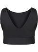CORE, MID SUPPORT SPORTS BRA - Sport-bh med v-rygg, Black, Packshot image number 1