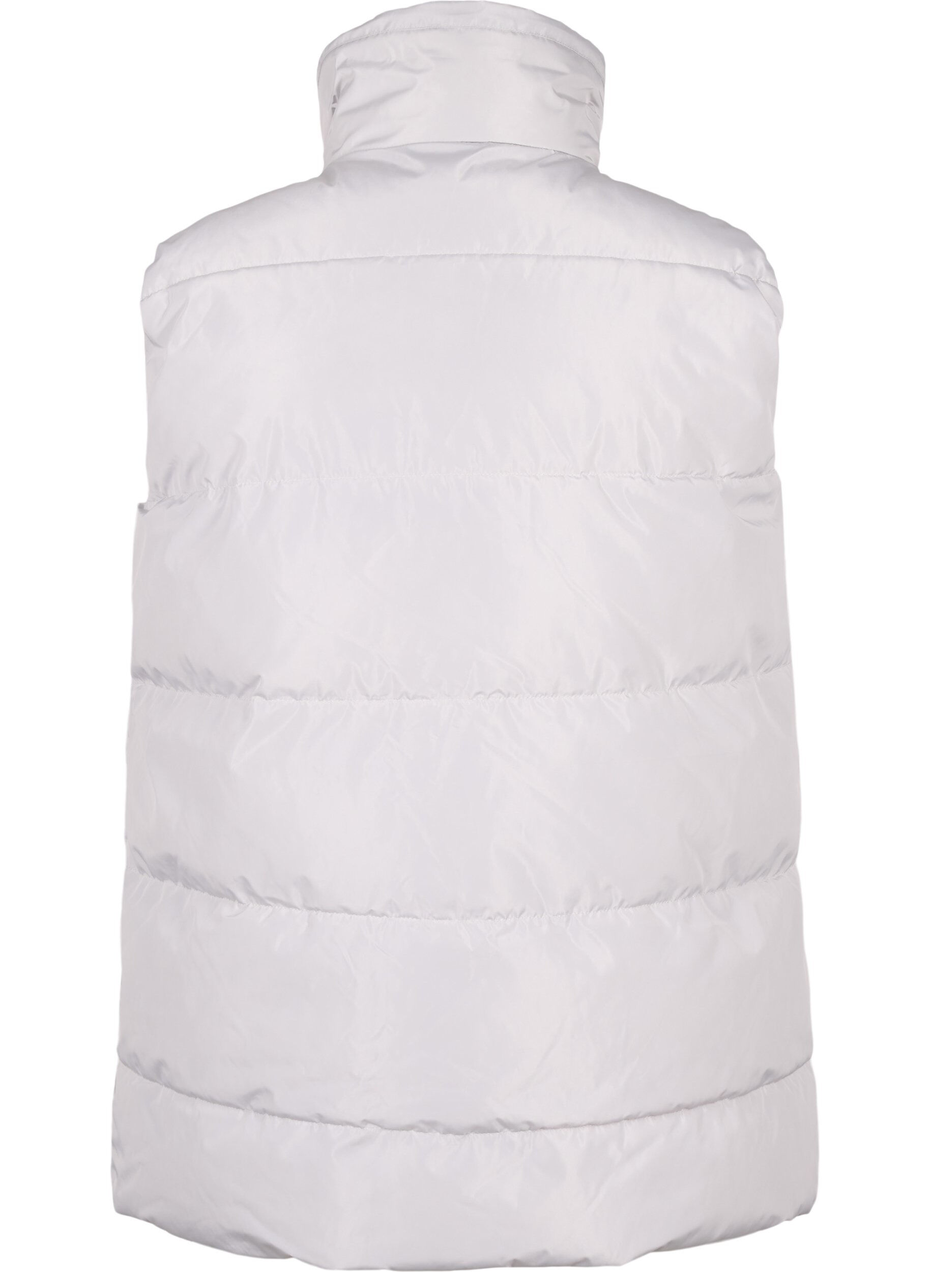 Zizzi Sportig v&auml;st med h&ouml;g krage och fickor, Pearl Blue, Packshot image number 1