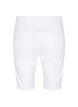 Figurnära shorts med bakfickor, White, Packshot image number 1