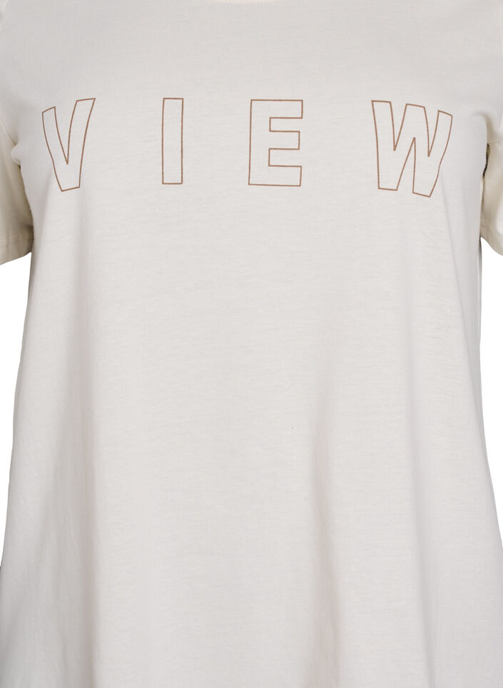 FLASH - T-shirt med tryck, Vanilla, Packshot image number 2