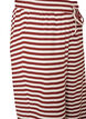 Randiga pyjamasbyxor med h&ouml;g midja och vida ben, R&ouml;d, Packshot image number 2