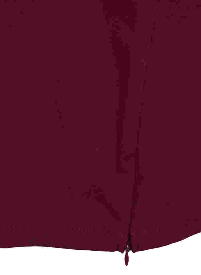 Kortärmad bomullsklänning med slits, Port Royal, Packshot image number 3