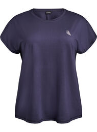 Enf&auml;rgad tr&auml;nings-T-shirt, Bl&aring;